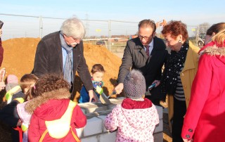 Grundsteinlegung für die neue Kita Wimmelgarten in Holzheim