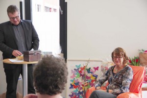 Winfried Janßen und Gabriele Weber bei ihrer Verabschiedung.