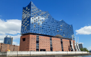 Ein Bild der Elbphilharmonie.