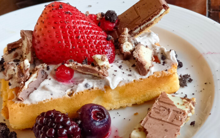 Ein Bild von den selbstgemachten Desserts.