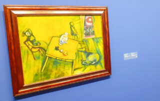 Ein Bild von Marc Chagall aus der Ausstellung.