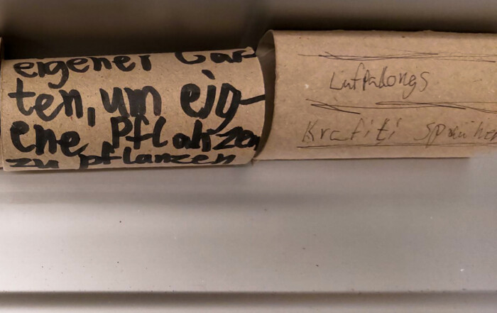 Notizen für Vorschläge für künftige Aktionen.