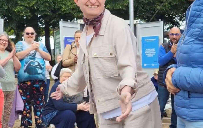 Ein Ausschnitt aus der Modenschau.