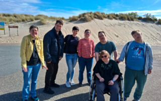 Ein Gruppenfoto am Strand