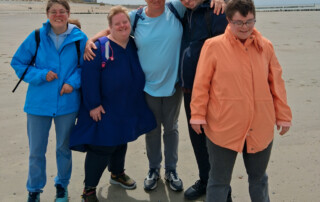 Ein Gruppenfoto am Strand