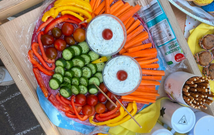 Ein Bild vom Buffet.