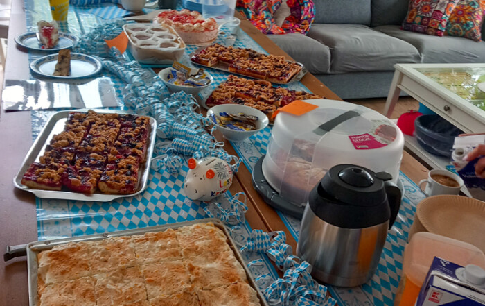 Ein Bild vom Buffet.