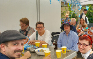 Ein Bild von den Besuchenden